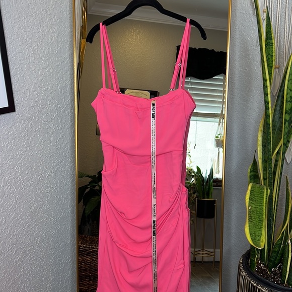HOUSE OF CB 'Milena' Hot Pink Corset Maxi Dress NWOT - Picture 8 of 10